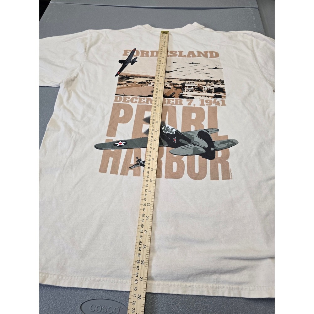 Pearl Harbor Aviation Museum T Shirt Mens Large Hawaii Graphic Tee WWII - Picture 10 of 11